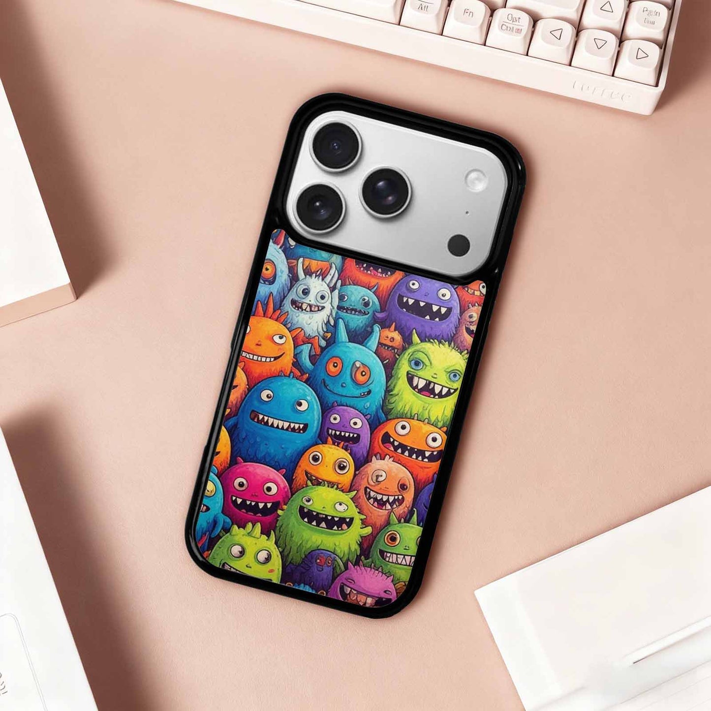iPhone 17 Pro Case — Monsters General Cartoon Monsters Pattern Cartoon, Original Design Phone Case