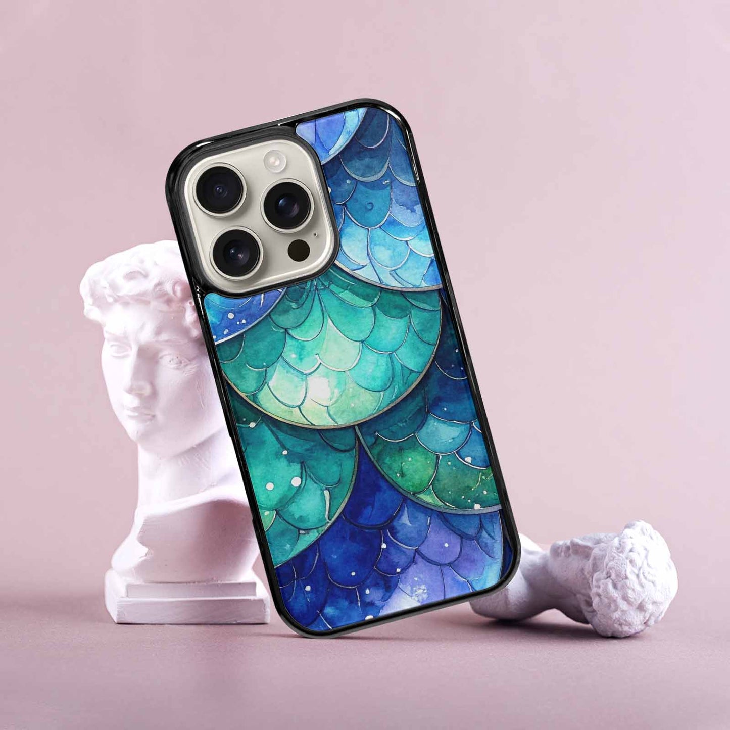 iPhone 16 Pro Case — Mermaid Scale, Custom Made Phone Cover