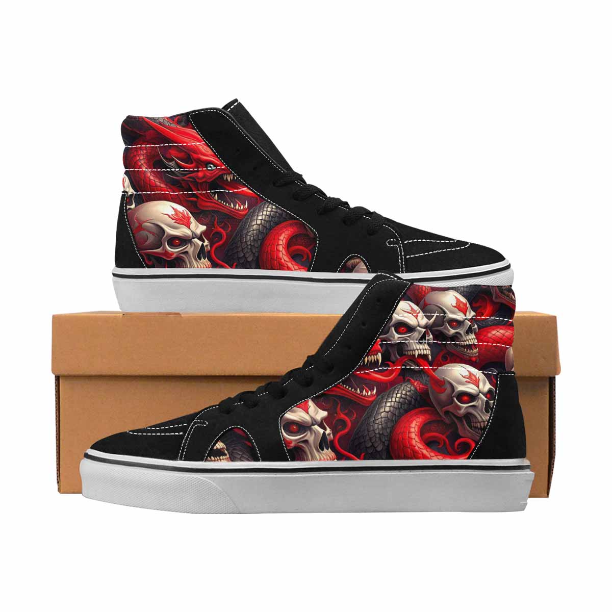 MEN'S Skull Dark Art Gothic Print 614 Ferion
