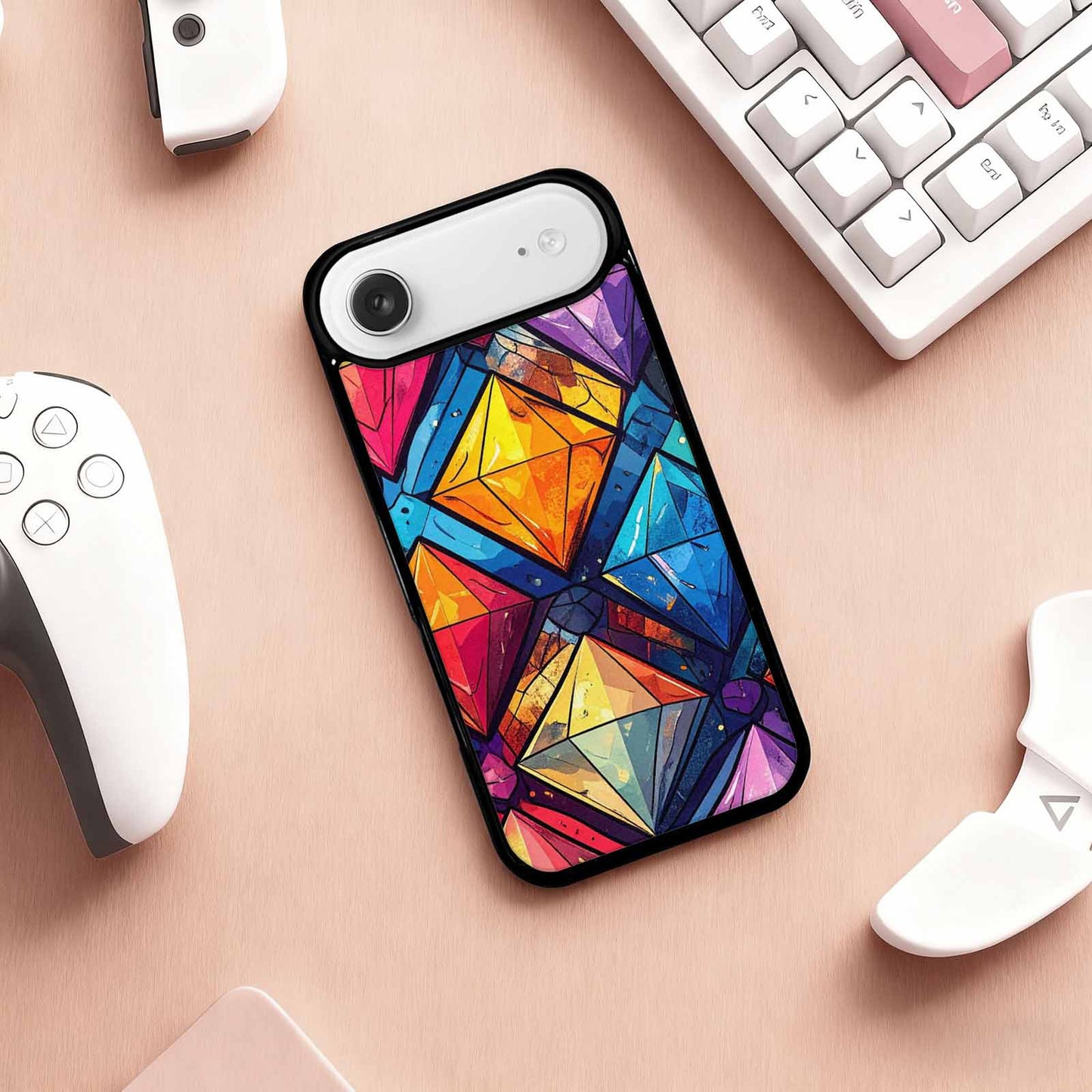 iPhone 17 Air Case — Vintage Summer Diamond Retro Vintage, Unique Phone Case Design