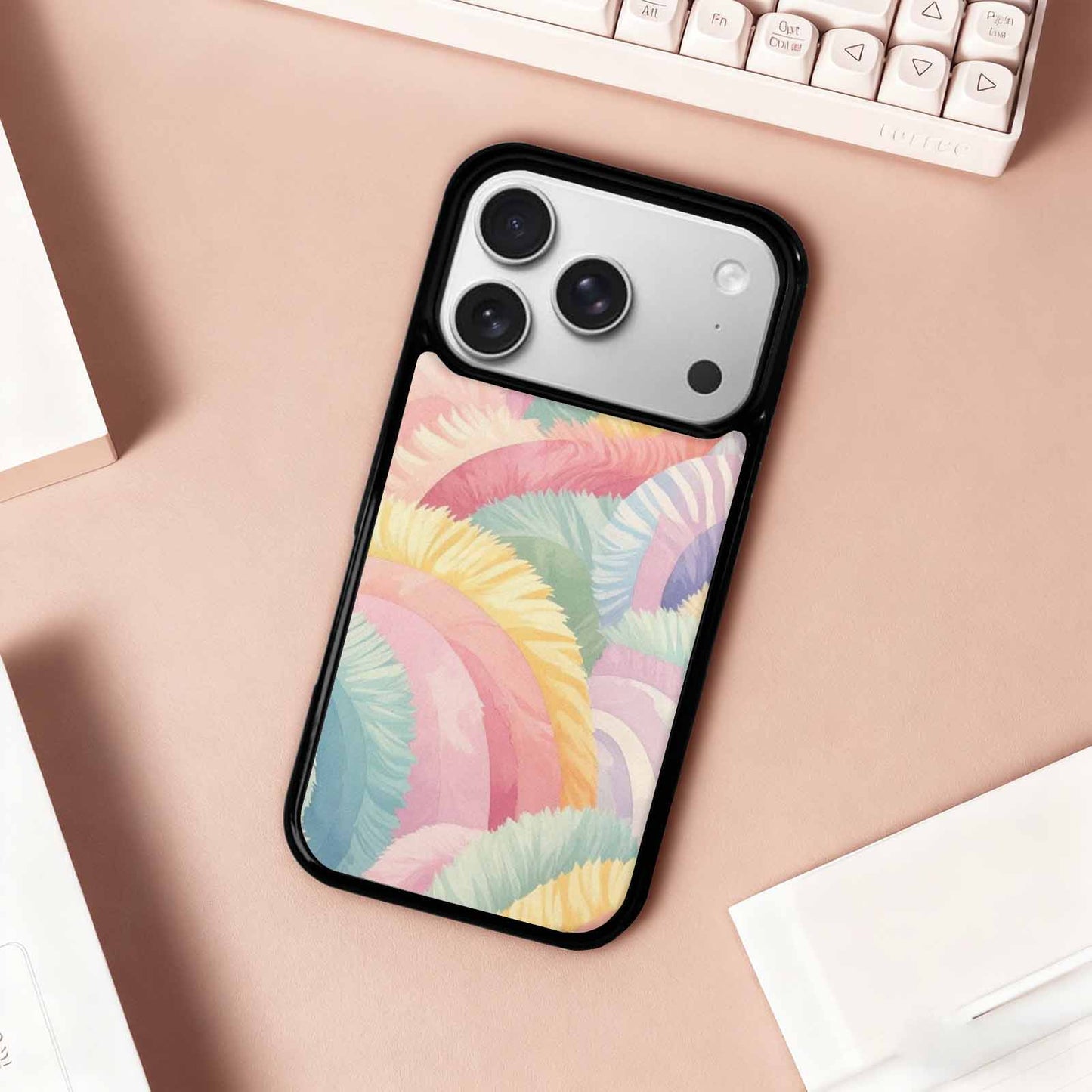 iPhone 17 Pro Case — Seamless Tileable Pattern Of Overlapping Animal, Custom Print Case Cover