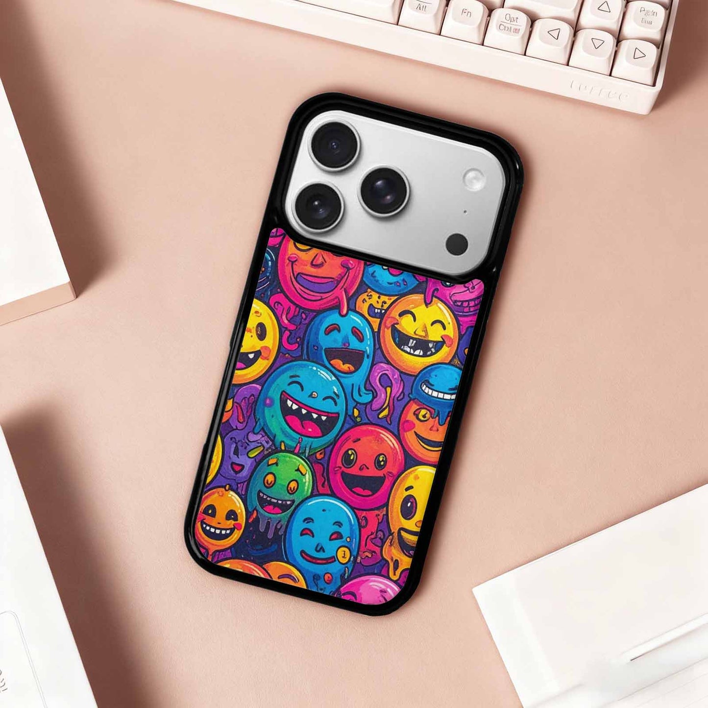 iPhone 17 Pro Case — Small Funny Looking Cartoon People Cartoon, Unique Phone Case Design