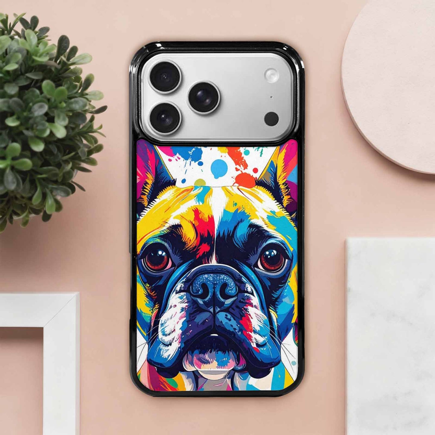 iPhone 17 Pro Max Case — French Bulldog Pop Art Original Art, Unique Phone Case Design