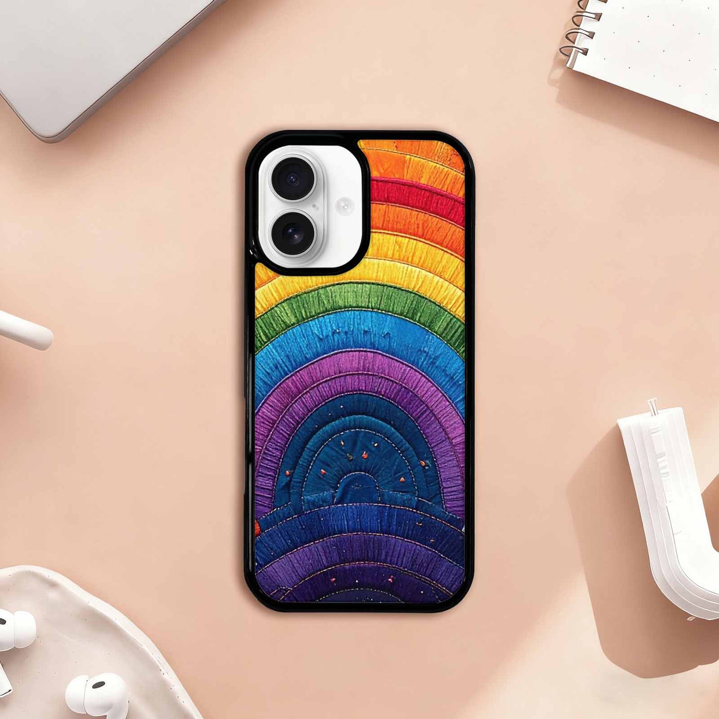 iPhone 17 Case — Vivid Camo Rainbow Camo, Original Design Phone Case