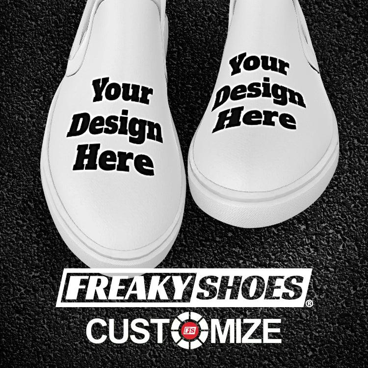 SLIP-ON Quick Custom Sneakers Personalized Shoes by Freaky Shoes®