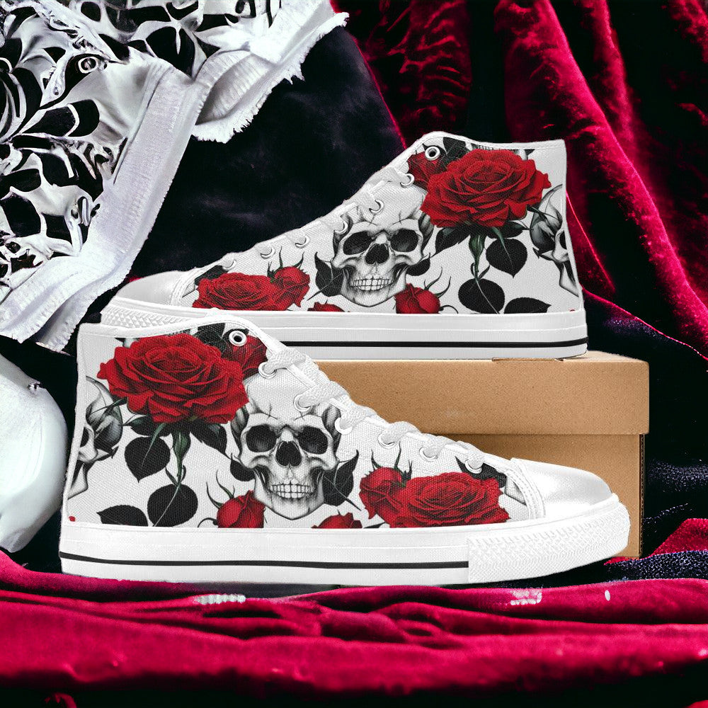 Skulls Roses Deluxe Men - Freaky Shoes®