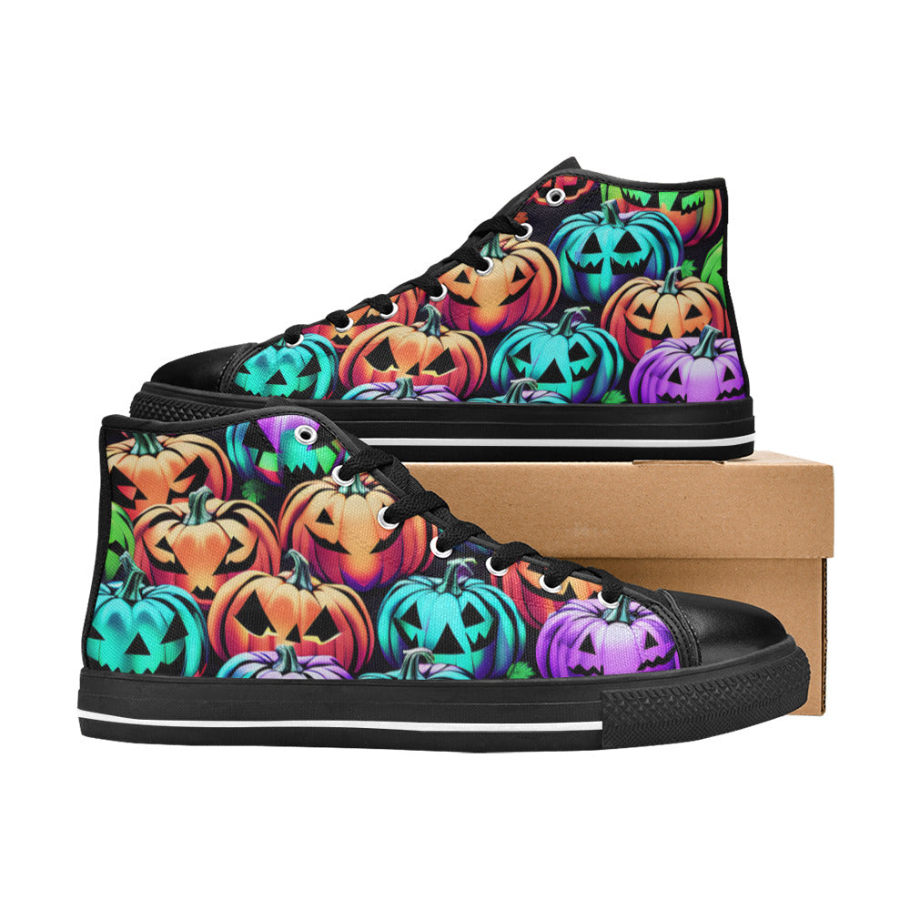WOMEN'S Halloween Art 4 High Top Canvas Dreamcore Shoes
