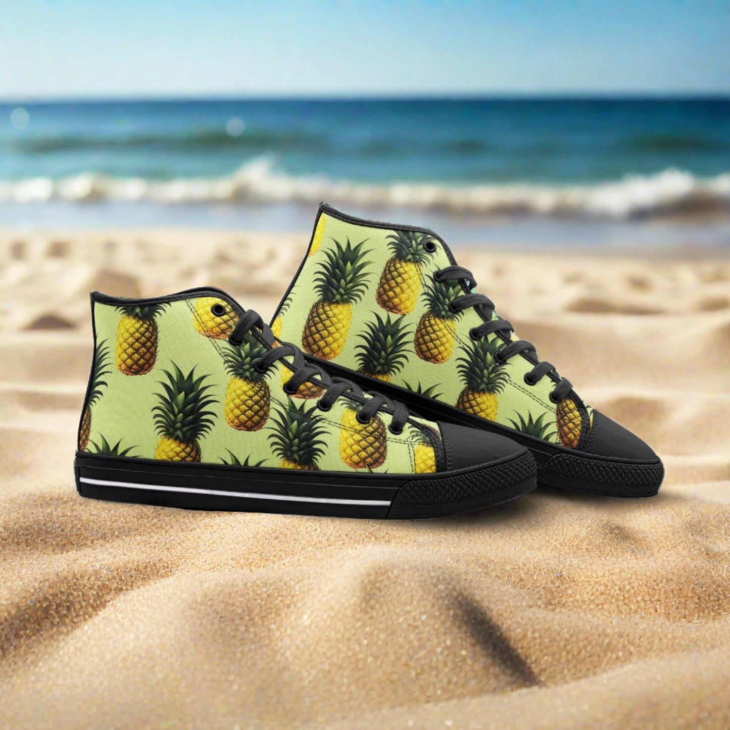 Peacock Crimson Black Vivid Bold Art - Freaky Shoes | Custom Art Sneakers