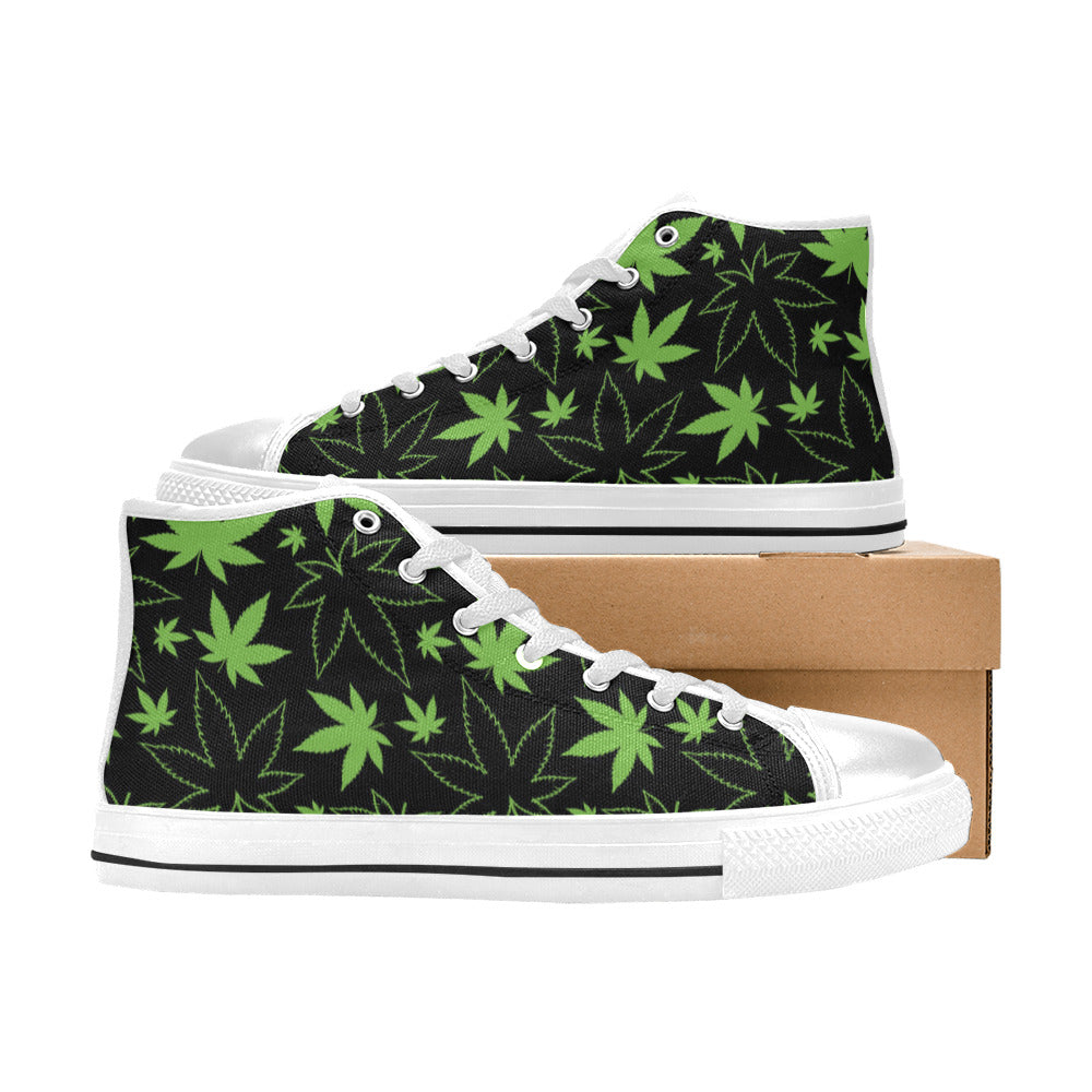 MEN'S Cc Weed 420 Art High Top Canvas Y2K Custom Sneakers