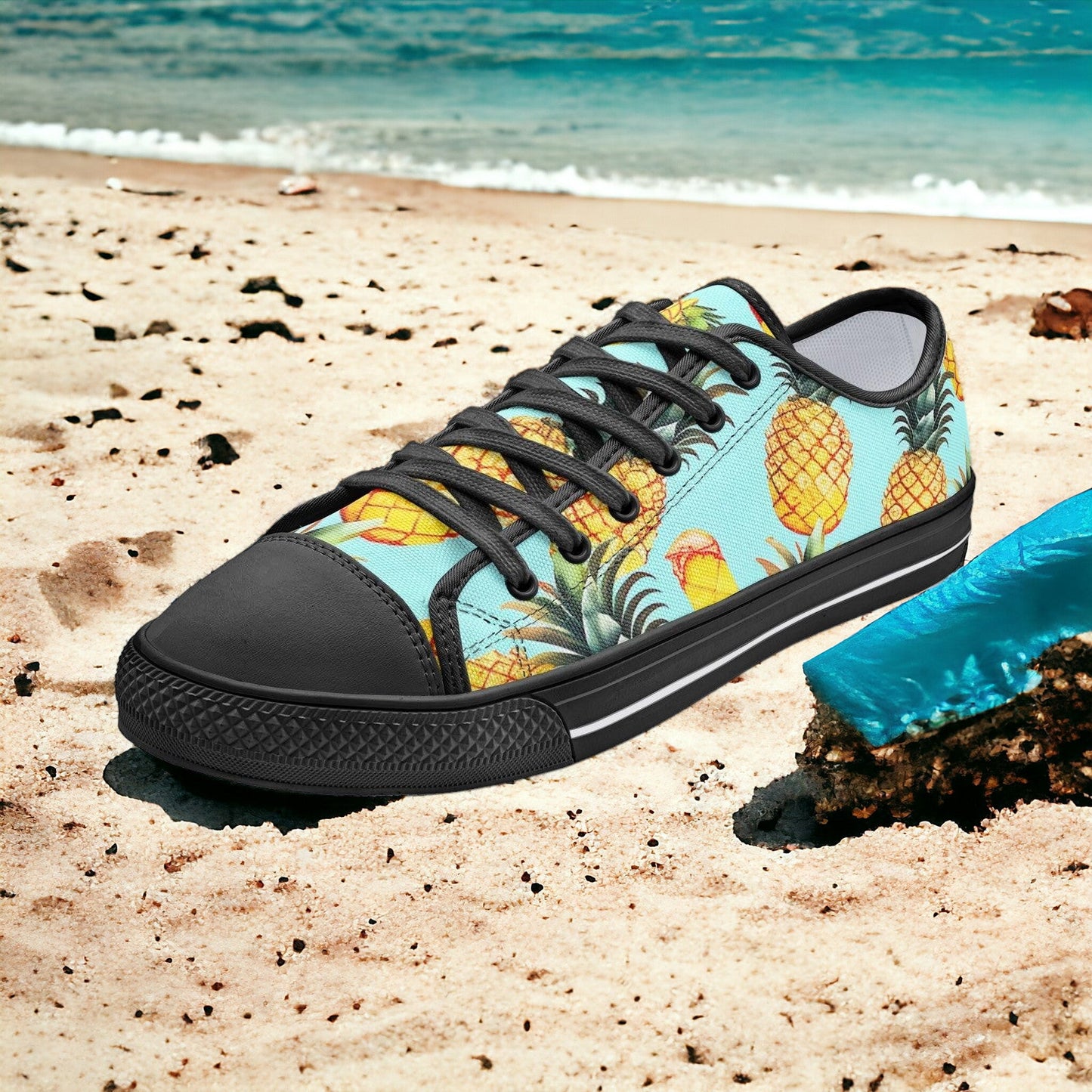 Peacock Neon Electric Unique Bold Art - Freaky Shoes | Custom Art Sneakers