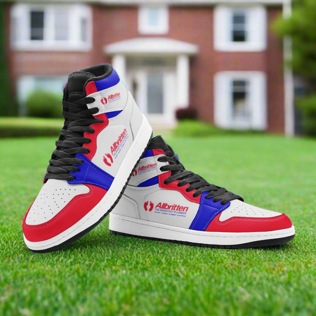 Phoenix Crimson Black Custom UNISEX Bold Art - Freaky Shoes | Custom Art Sneakers