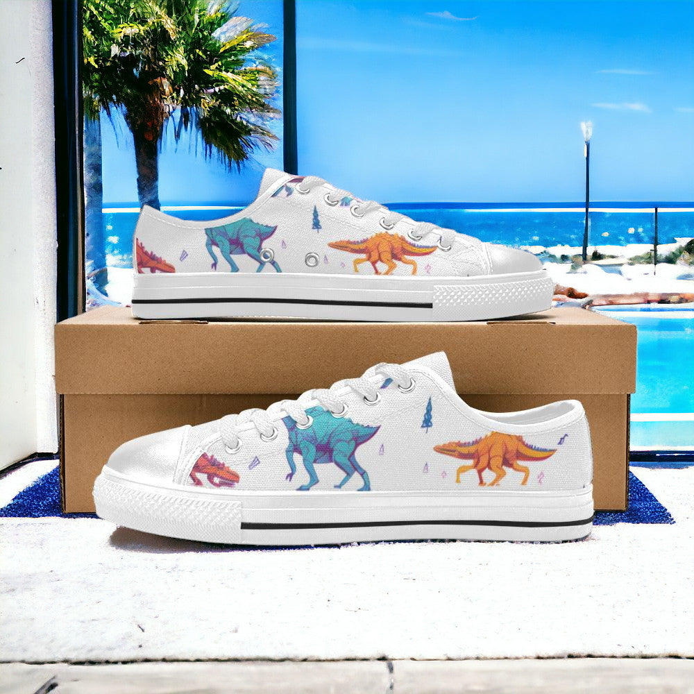 Dino Print Art Women - Freaky Shoes®