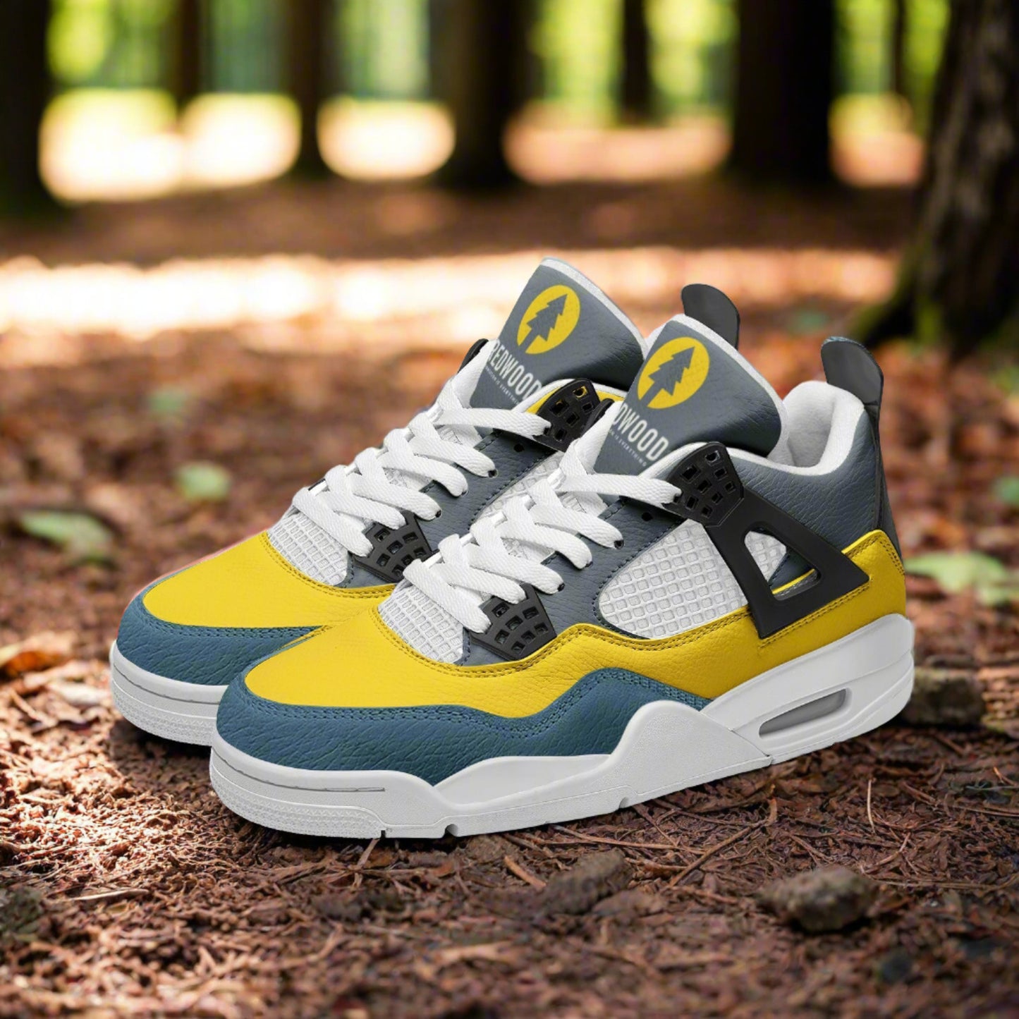 Red Wood Sneakers - Freaky Shoes®