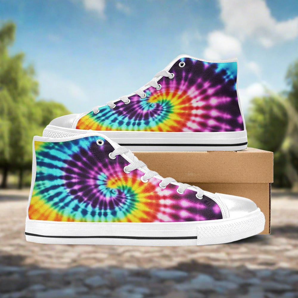 Koi Dark Cosmic Unique MEN Bold Art - Freaky Shoes | Custom Art Sneakers