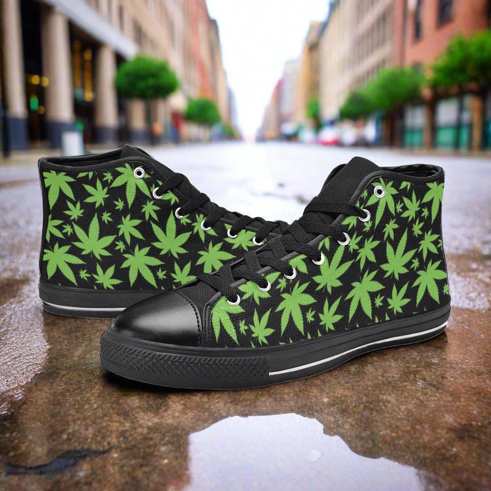 Koi White Gold Custom WOMEN Bold Art - Freaky Shoes | Custom Art Sneakers