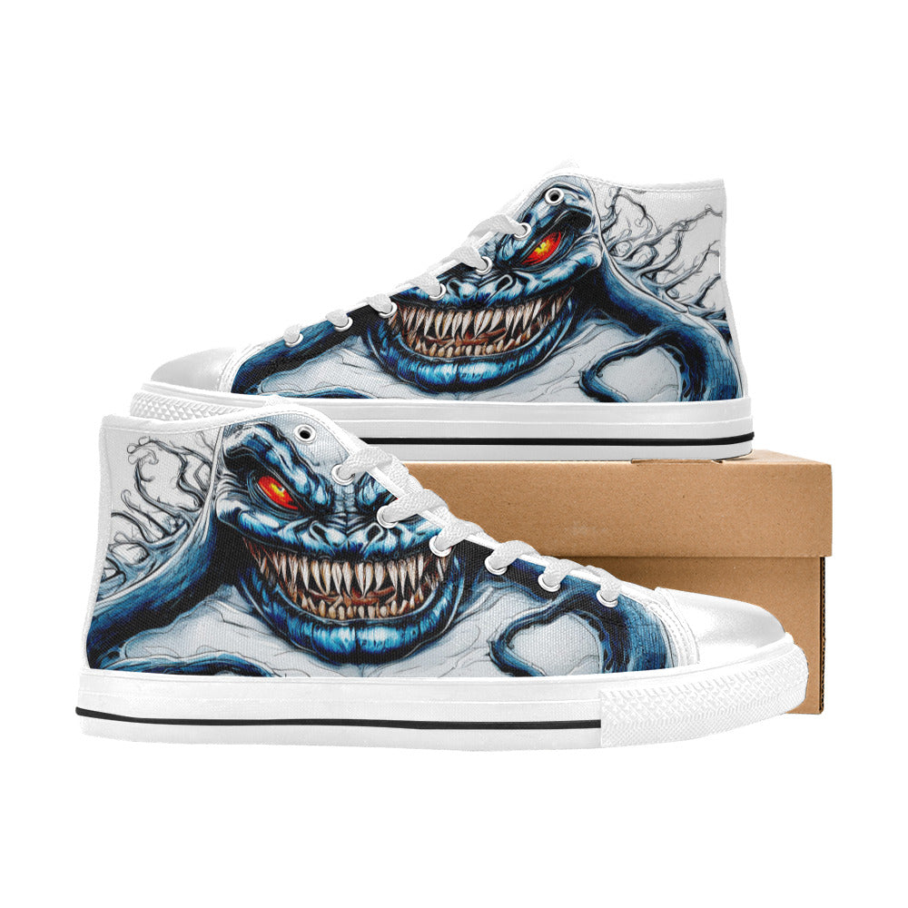 MEN'S Cc Super Human Men’S High Top Canvas Vivid Custom Sneakers