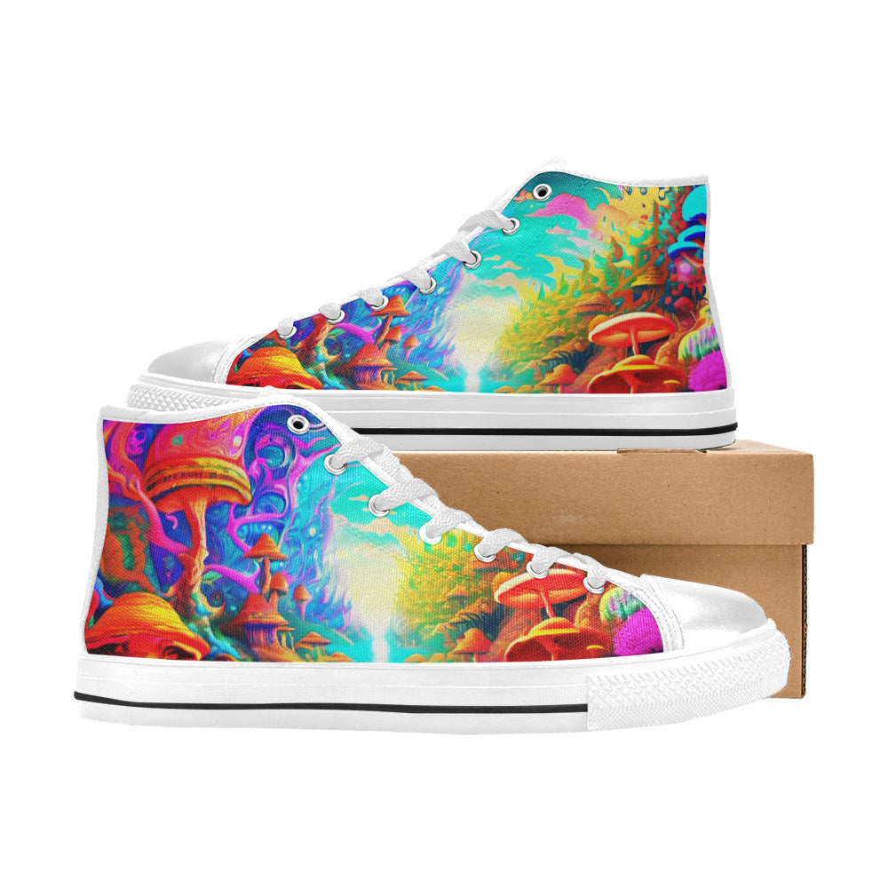 MEN'S Psyc Fantasy Art Men’S High Top Canvas Dark Academia Custom Shoes