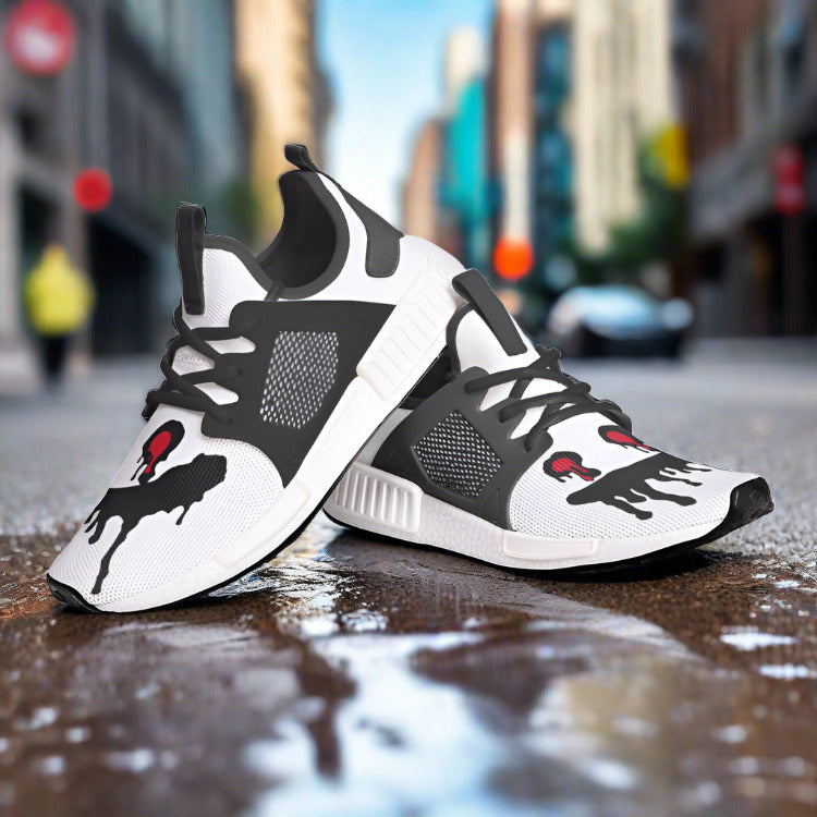 Viking Green Emerald Unique Bold Art - Freaky Shoes | Custom Art Sneakers