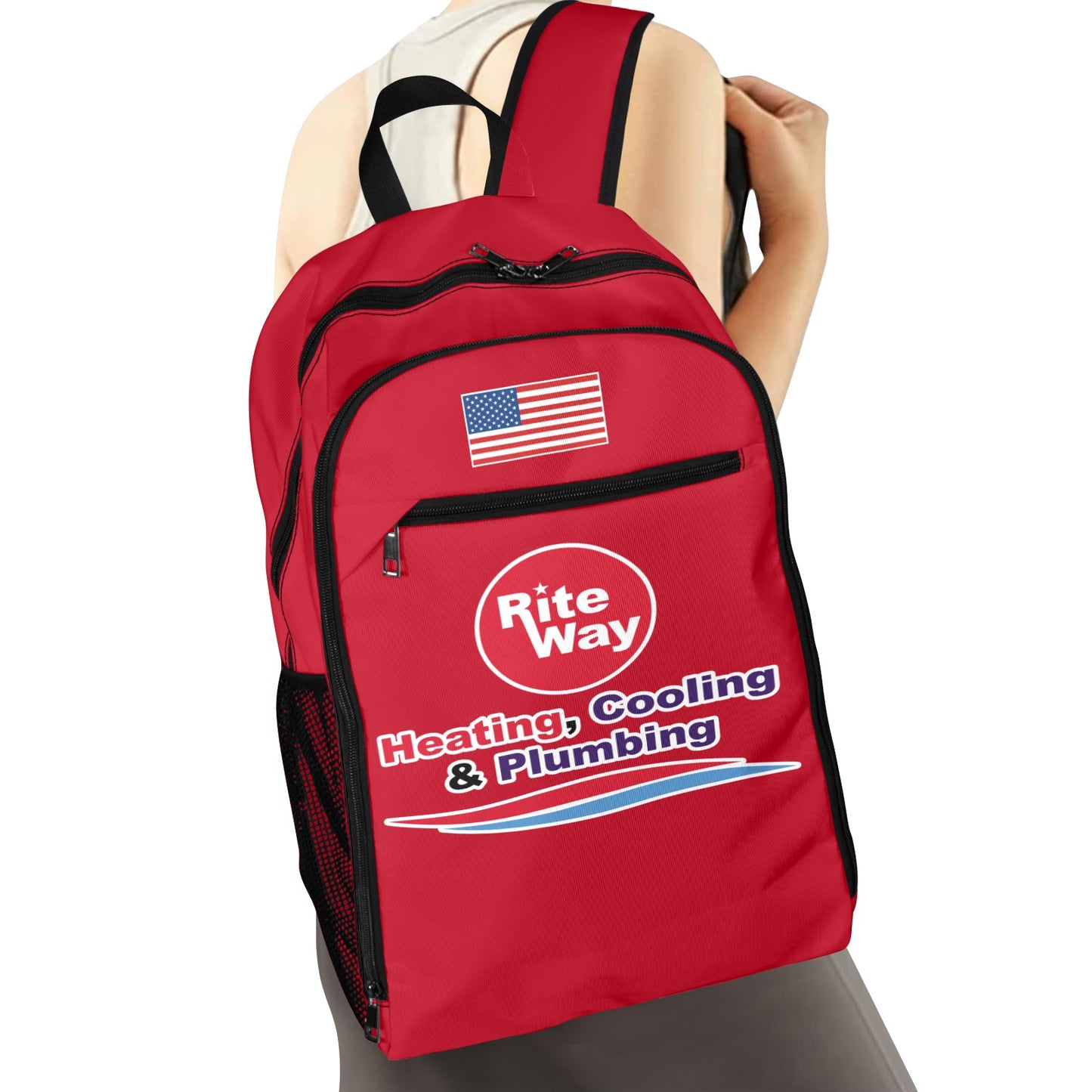 Rite Way All Over Print Leisure Sports Backpack (Model 1741)