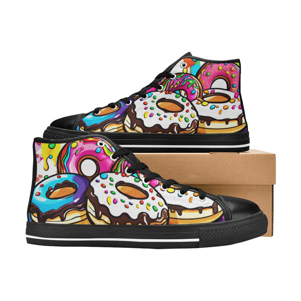 MEN'S Dripping Frosting From Rainbow High Top Canvas Dreamcore Sneakers