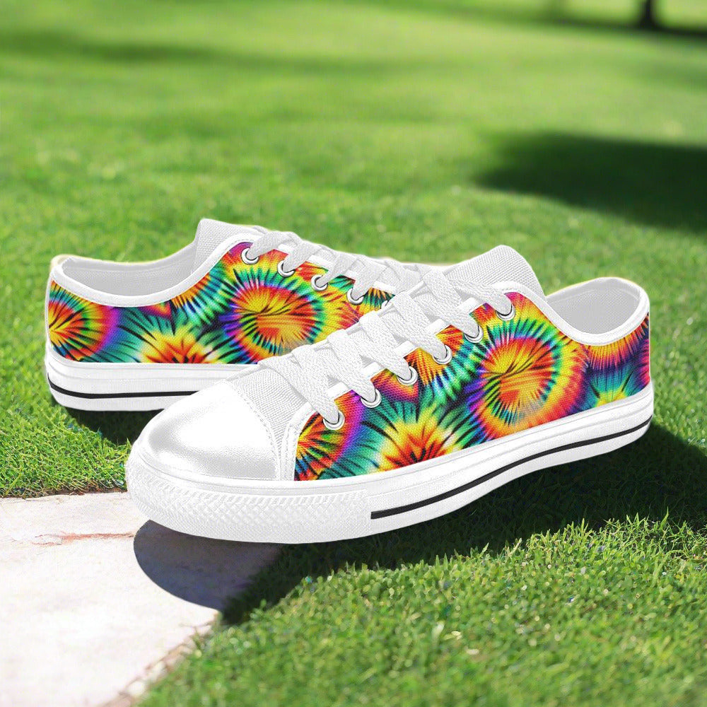Monarch Teal Gold Wearable WOMEN Bold Art - Freaky Shoes | Custom Art Sneakers