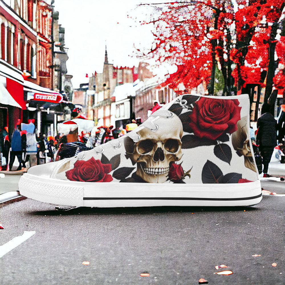 Skulls Roses Deluxe Women - Freaky Shoes®