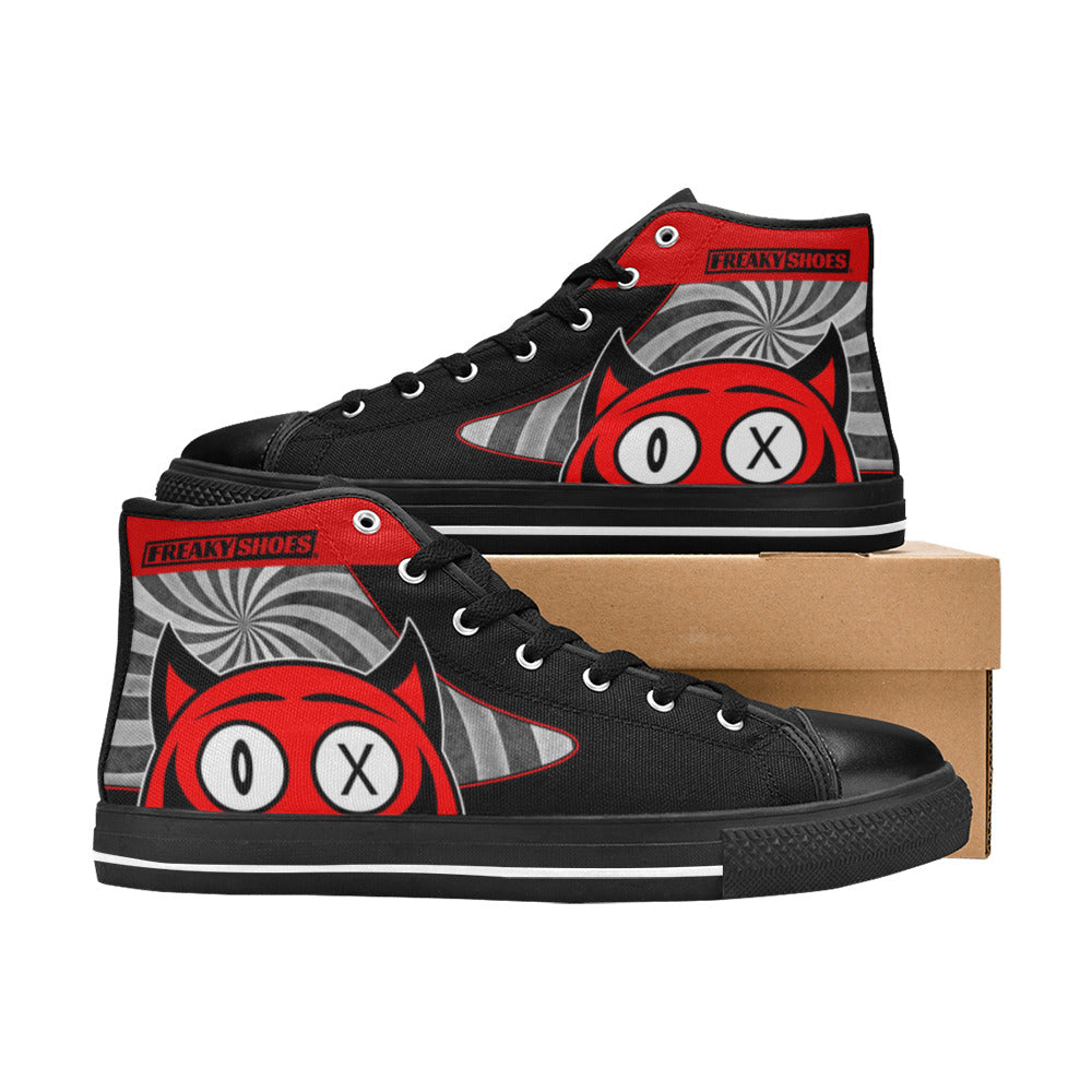 MEN'S Devil Men’S High Top Canvas Dreamcore Sneakers