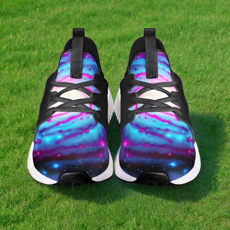 Celtic Blue Gold Wearable Bold Art - Freaky Shoes | Custom Art Sneakers