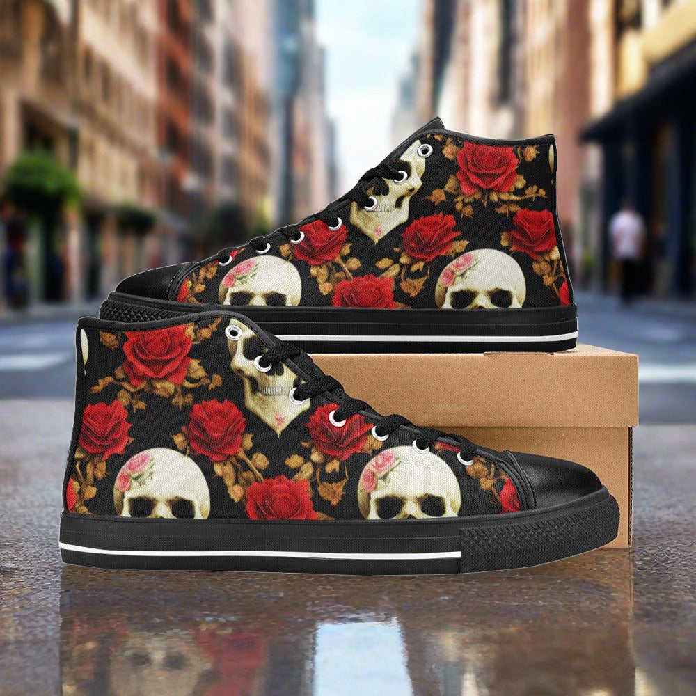 Jellyfish Navy Indigo Iconic WOMEN Bold Art - Freaky Shoes | Custom Art Sneakers