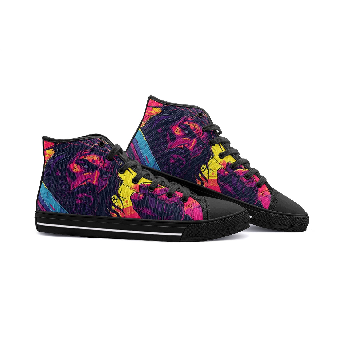 Jesus Unisex High Top Canvas Shoes - Freaky Shoes®