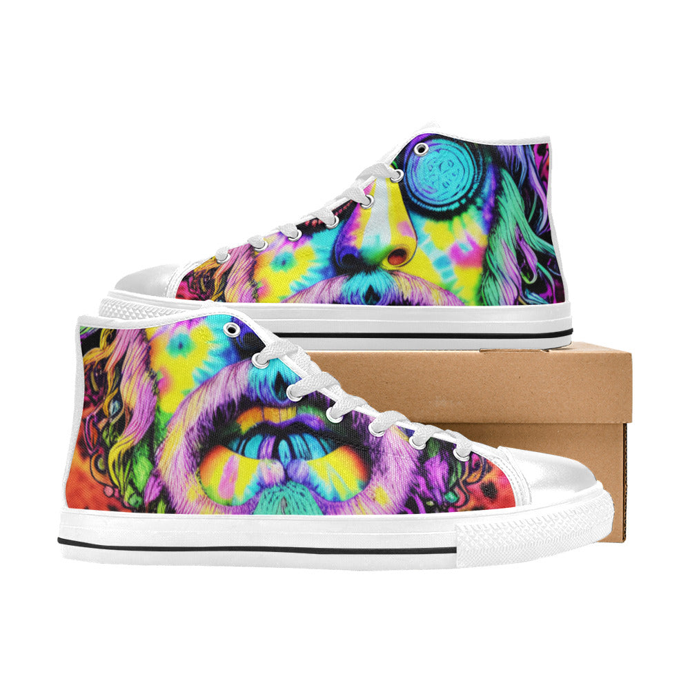 WOMEN'S Cc Canvas Classic Tie High Top Canvas Y2K Custom Sneakers