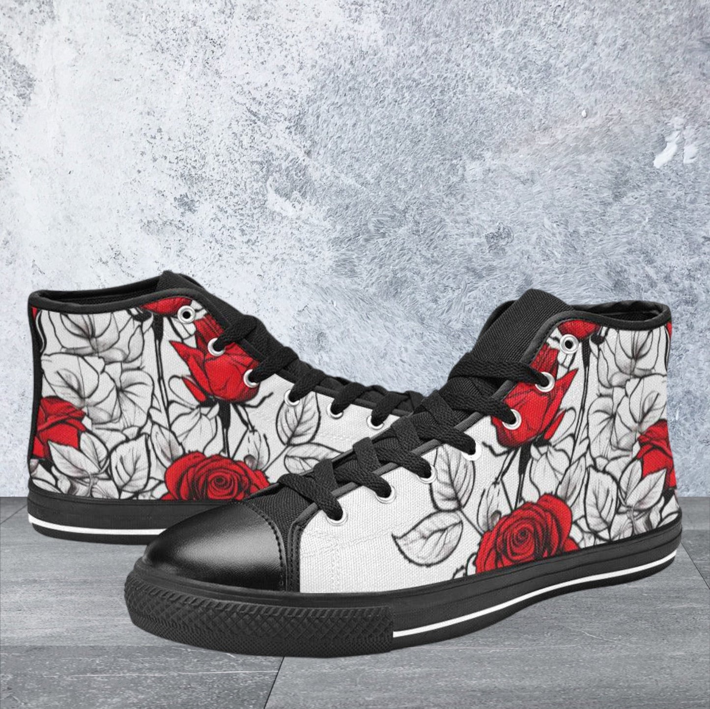 Phoenix Magenta Gold Vivid Bold Art - Freaky Shoes