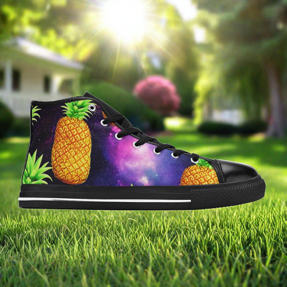 Cherry Blossom Rainbow Unique WOMEN Bold Art - Freaky Shoes | Custom Art Sneakers