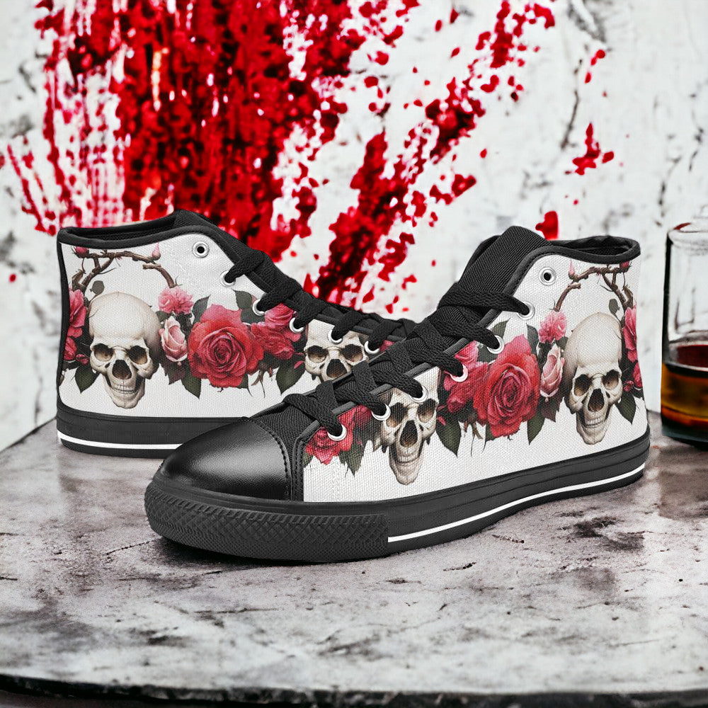 Monarch Silver Blue Custom MEN Bold Art - Freaky Shoes | Custom Art Sneakers