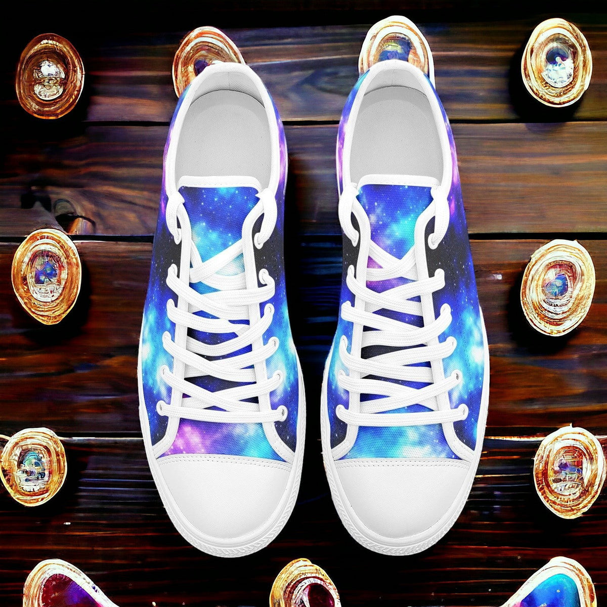Galaxy Art | ® (Print 1) Custom Sneakers | Unisex | Freaky Shoes®