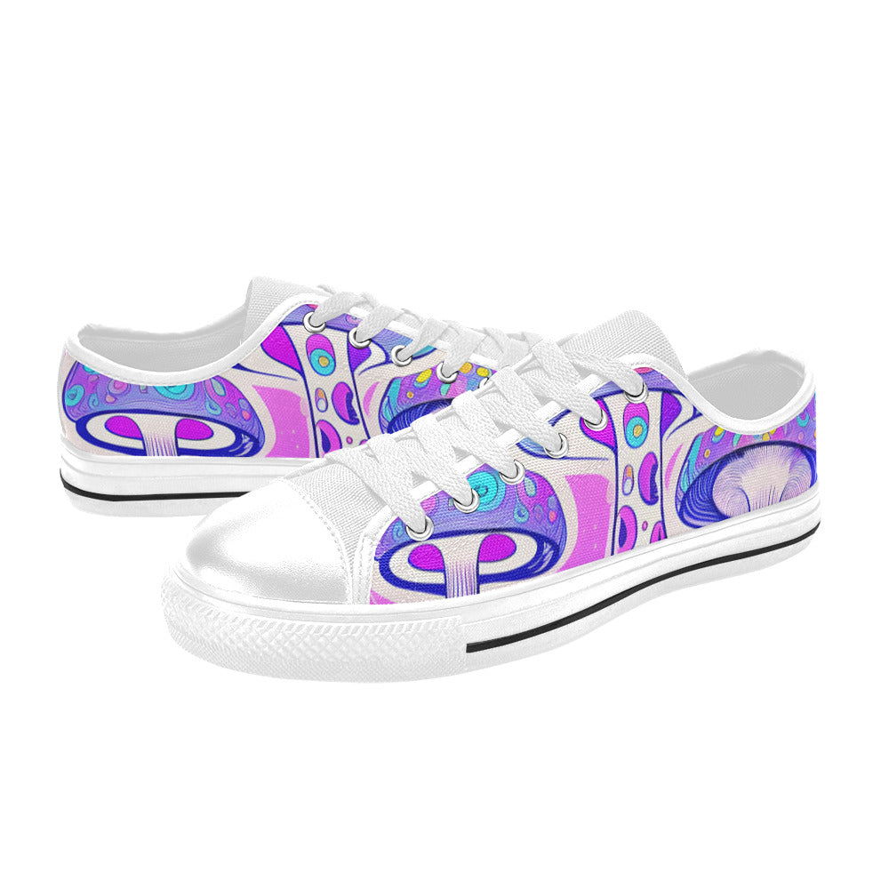 MEN'S Magic Mushrooms Art Canvas Dreamcore Shoes