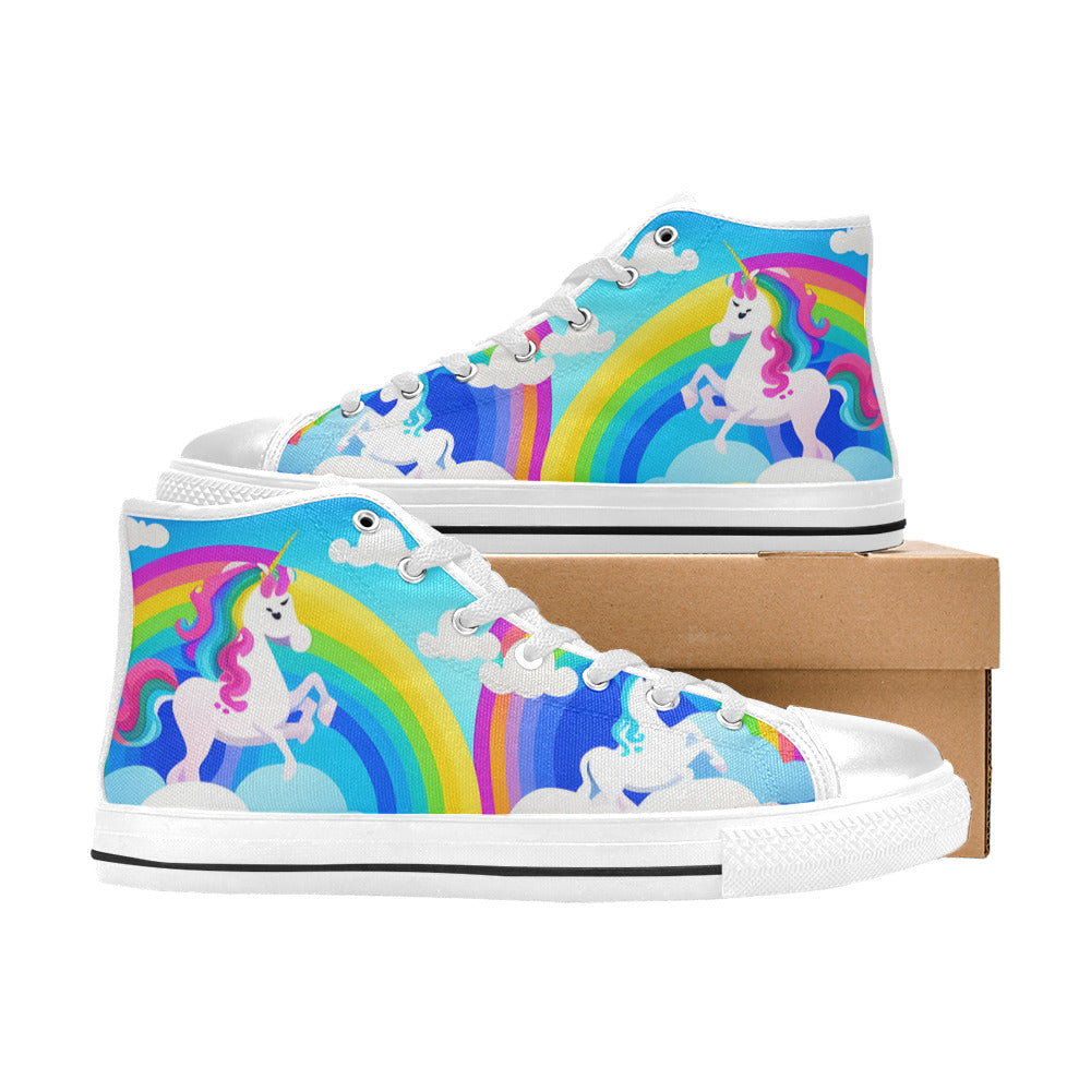 MEN'S Unicorns Abstract Men’S High Top Canvas Y2K Custom Shoes
