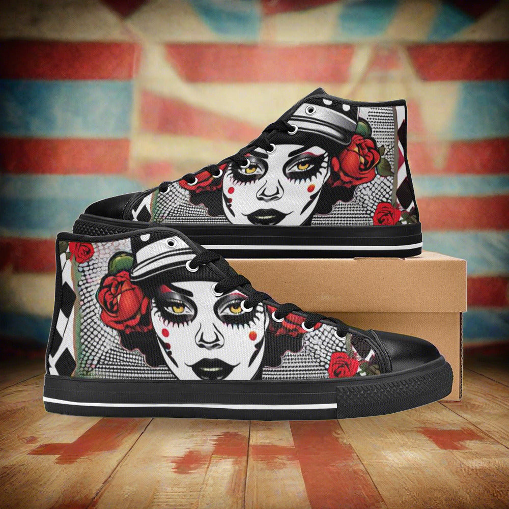 Clown Woman Roses Men - Freaky Shoes®