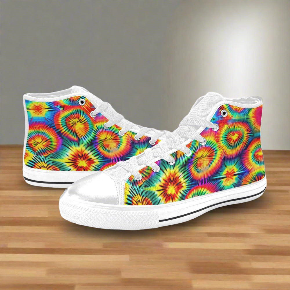Rainbow Tie Dye Women - Freaky Shoes®