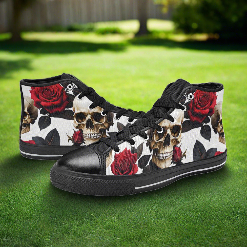 Skulls Roses Deluxe Men - Freaky Shoes®