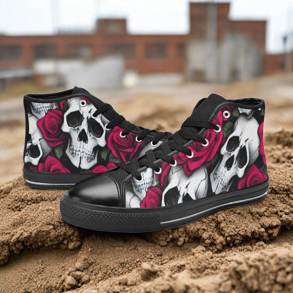 Skulls & Roses Art Women - Freaky Shoes®