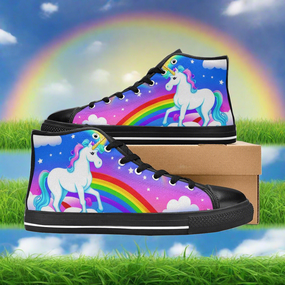 Unicorns Rainbows Clouds Women - Freaky Shoes®