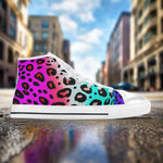 Colored Leopard Print Men - Freaky Shoes®