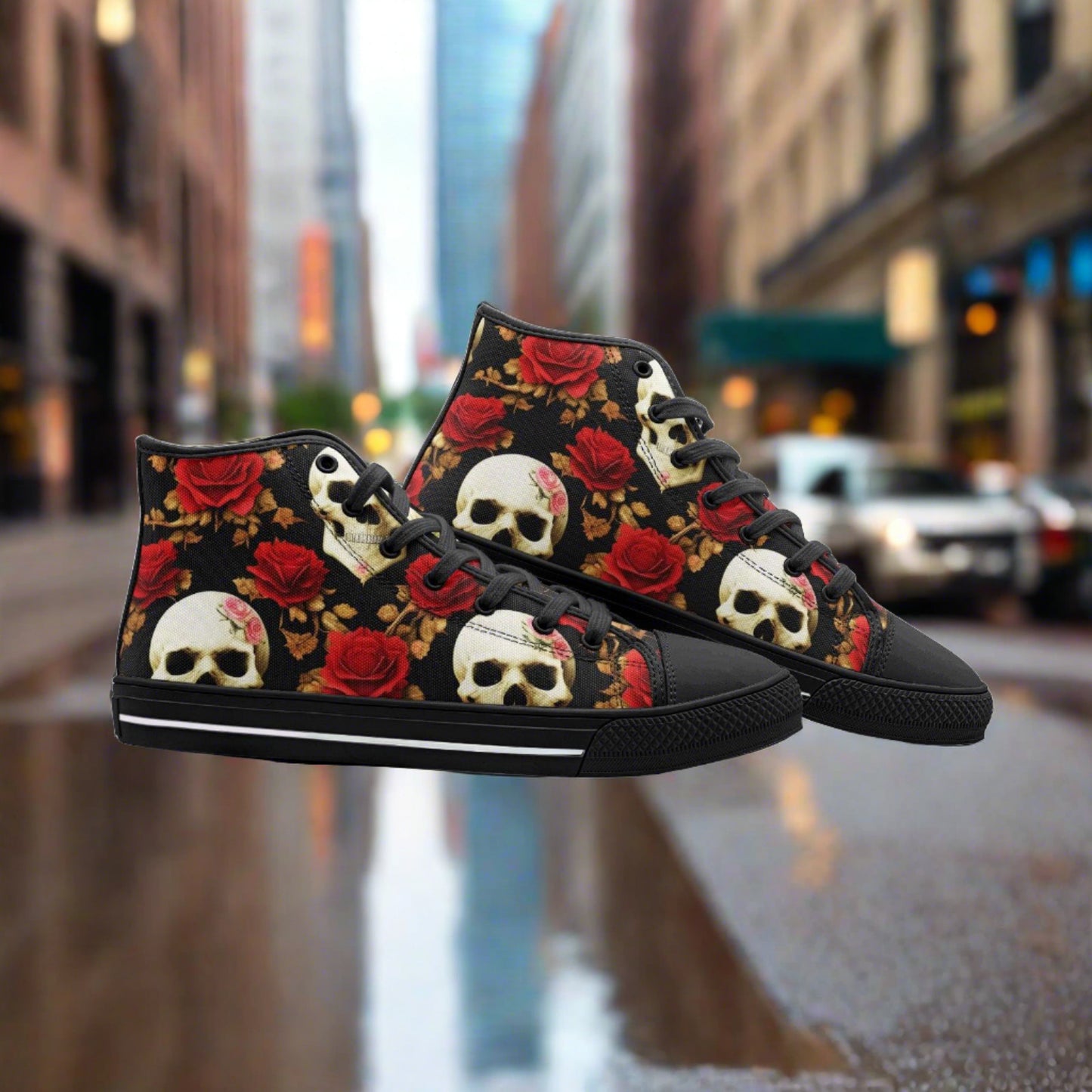 Rose Skulls - Freaky Shoes®