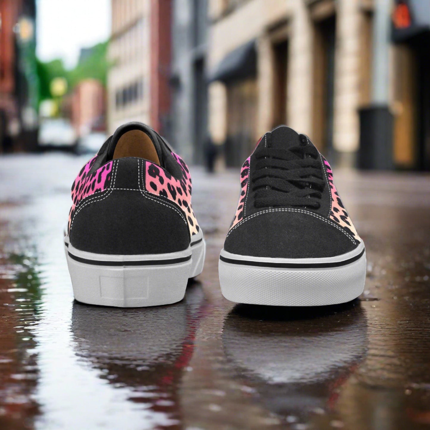 Gradient Leopard Print Women - Freaky Shoes®