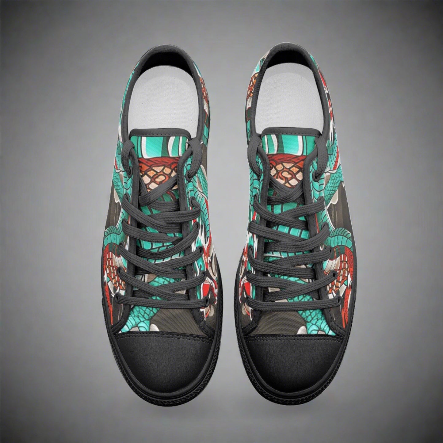 Japanese Dragon Art - Freaky Shoes®