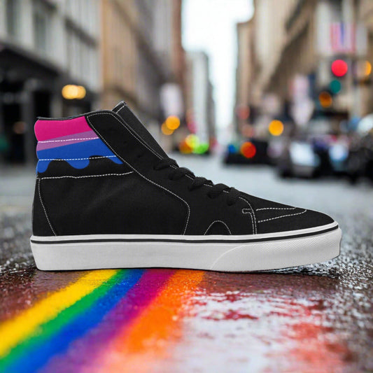 Pride LGBT Bi Flag Men - Freaky Shoes®