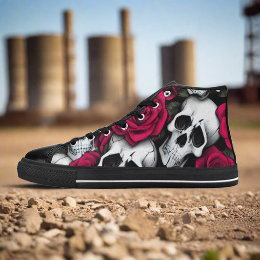 Skulls & Roses Art Men - Freaky Shoes®