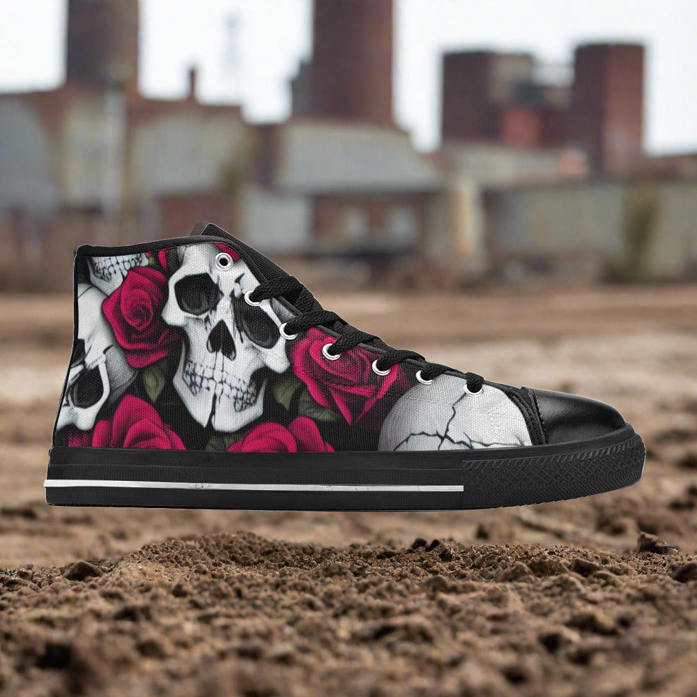 Skulls & Roses Art Men - Freaky Shoes®