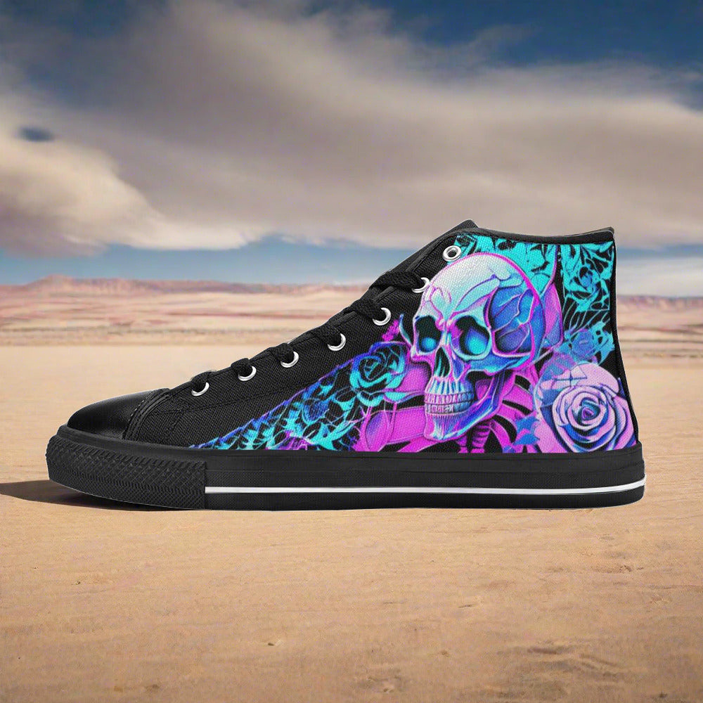 Butterfly & Roses Skulls Men - Freaky Shoes®